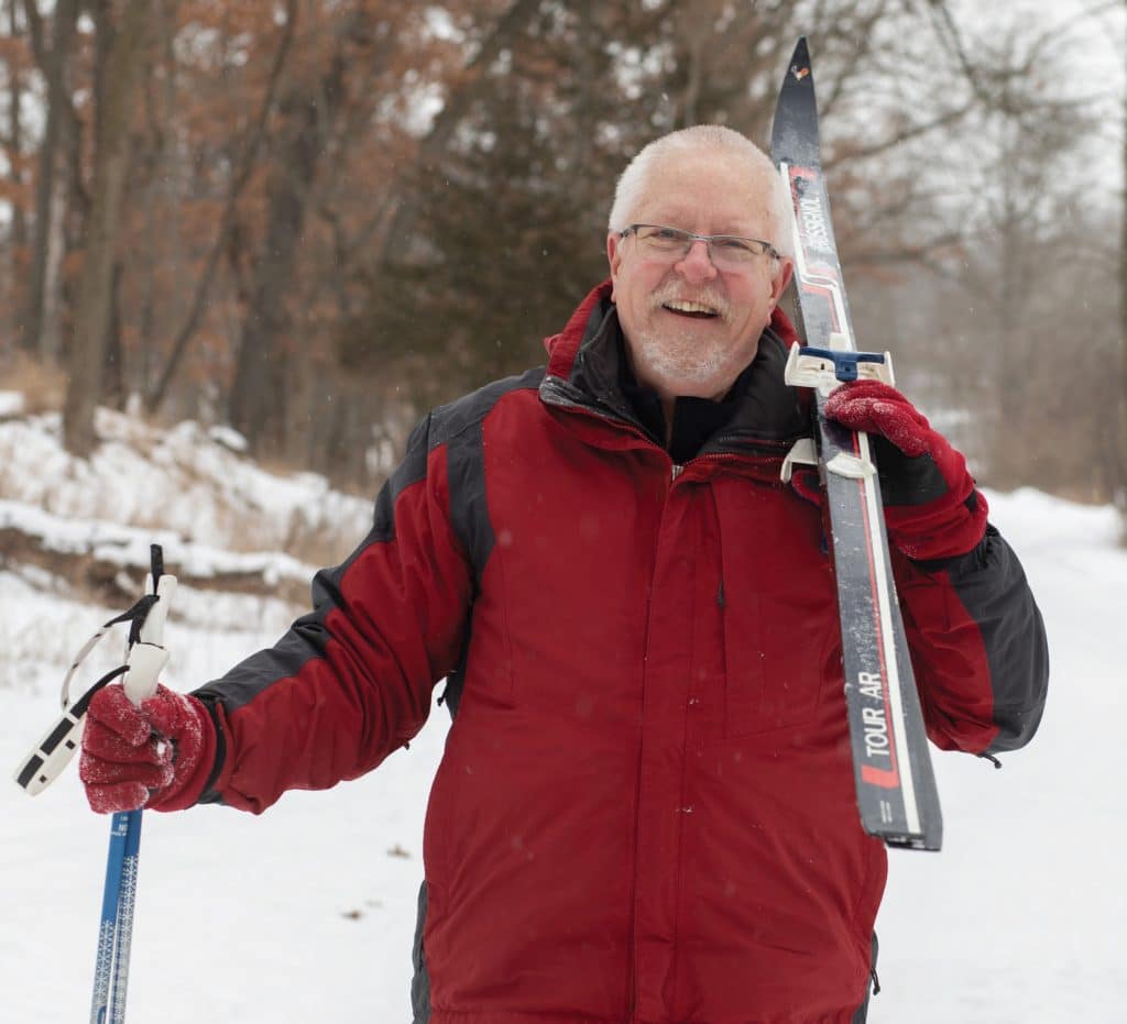 Follow is back to the outdoors after shoulder surgery.